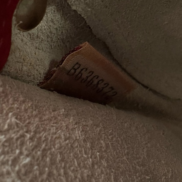 Dooney & Bourke Leather Zebra Wristlet with Red Trim - Picture 13 of 13